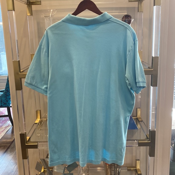 Polo shirt in soft aqua color - Picture 4 of 4